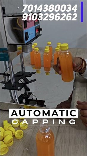 Automatic bottle caping machine