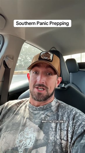 Scotty Johnson on Instagram: "Southern panic prepping. #southern #south #funny #relatable #fyp"