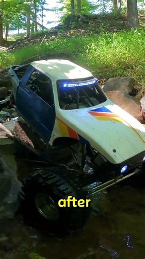 A radio control crawler makes patience visible.