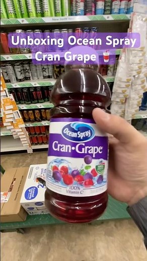 Unboxing Ocean Spray Cran Grape 🥤