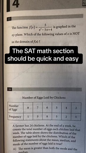 Too easy 😪 #sat #quick #and #easy #math #mathhack #sattips #school #highschool #fyp