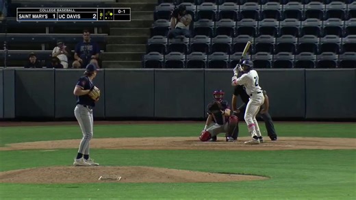 CAN'T CATCH WHAT'S OVER THE FENCE 🔥Elijah McNeal continues his strong night at the plate with a 2-run homer to left field!