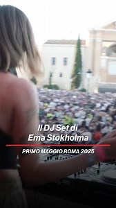 291K views · 2.3K reactions | Il Dj Set di Ema Stokholma è stato pazzesco! Se siete stati in Piazza San Giovanni sapete di cosa stiamo parlando! #1M2025 | Rai Radio2 | Facebook