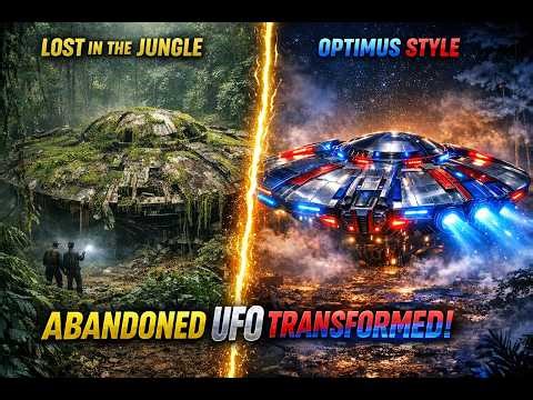 This Abandoned UFO Became a Futuristic Optimus Prime Machine