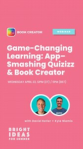 🚨 Don’t miss out! Have you saved your spot for Wednesday’s webinar yet? https://f.mtr.cool/iczwfwbjde | Book Creator