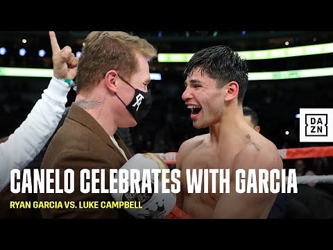 Canelo Celebrates With Ryan Garcia, Shares Special Moment With Him In Locker Room