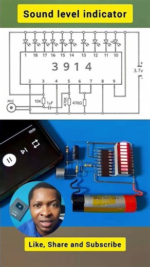 Fabriquer un Indicateur de Niveau Sonore (VU-Mètre) Facile ! 🎶💡