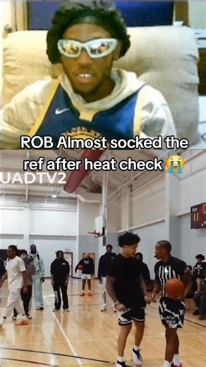 ROB Almost Socked The Ref After His Heat Check #dgshow