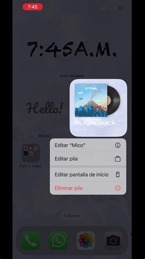 Tutorial de Widget de Disco para Spotify en iPhone