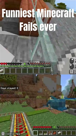 Player 2: Funniest fails ever Part 2 #minecraft #funny #memes