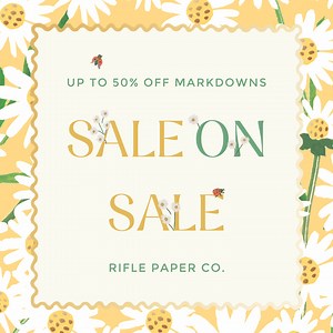 The Memorial Day Sale is here! Now through 5/30, get up to 25% off all full-price items, and up to 50% off sale. | Rifle Paper Co. | Facebook
