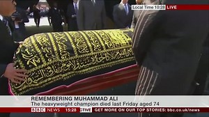 2.9M views · 21K shares | Will Smith, Lennox Lewis and Mike Tyson among the pallbearers as funeral procession begins through boxing legend Muhammad Ali's hometown of Louisville. Read more: bbc.in/1WHGrfa | BBC News | Facebook