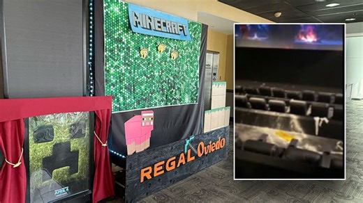 Florida mall theater calling on community to stop chaos during 'Minecraft' screenings