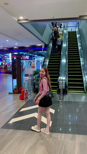 Experience Modern Mall Vibes with Stylish Escalator Walks