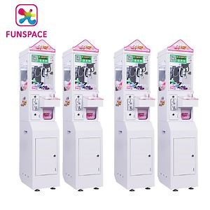 [Hot Item] Funspace Factory Wholesale Coin Operated Candy Vending Machine Mini Claw Machine with Bill Acceptor for Sale Claw Game Machine