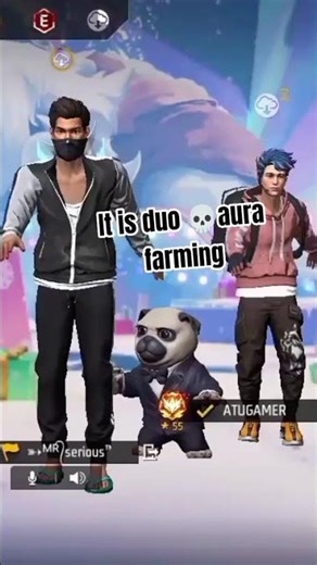 it is duo 💀 aura farming #ff #freefirelovers #freefire #garenafreefire