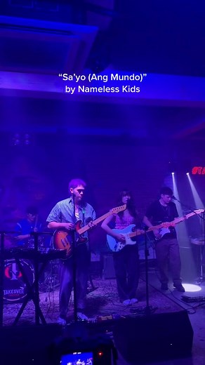First part of “Sa’yo (Ang Mundo)” Live from our single launch! #NamelessKids #TikTokMusikat #TikTokMusikaNatin #opm #sayoangmundo #newmusic #band