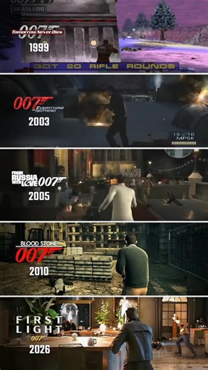 Evolution of James bond Games. #gta6