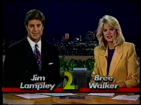 KCBS-TV NEWS PROMOS-4/30/90-Jim Lampley, Bree Walker