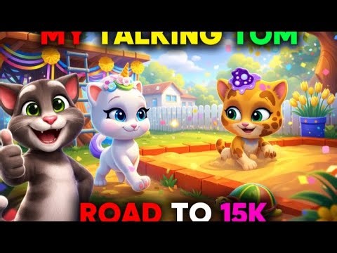 talking tom live #talkingtom #talkingtom2 #trending #live #funnycat #satisfying #entertainment