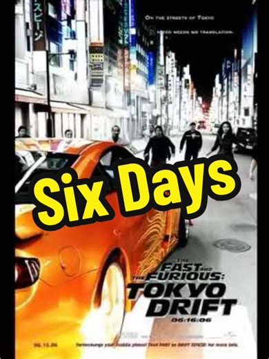 Six Days Mos Def ft. DJ Shadow Tokyo Drift #tokyodrift #fastandfurious #carslover #drift