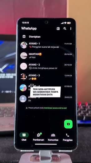Cara Menonaktifkan Whatsapp Sementara Tanpa Mematikan Data Internet