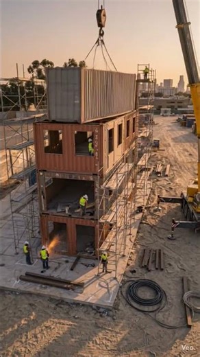 6 Floor Container Home Complete Build 💎 | Modern Luxury Design" 😱😱