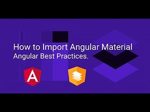 How to Import Angular Material All Module Globally