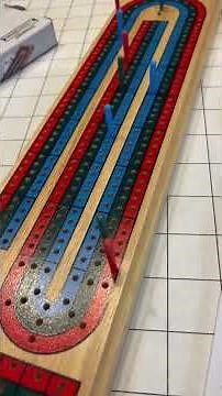 Mainstreet Classics Wooden Barony Cribbage Board