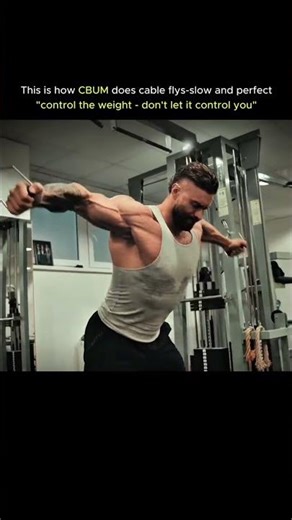 This is how Cbum does cable flys slow and perfect #shorts #cbum