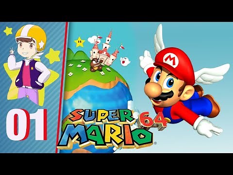 Stretchy Face - Let's Play Super Mario 64 - Part 1