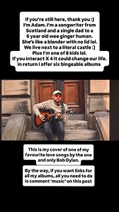 My cover of a beautiful song by Bob Dylan #songwriter #independentartist | Adam Holmes Music