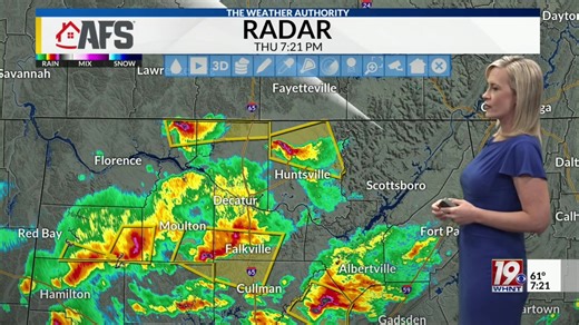 The Weather Authority is tracking severe storms moving through the Tennessee Valley | WHNT News 19