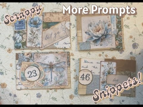 BEAUTIFUL Paper Snippet Strips Tutorial | Make EASILY Collaged Clusters for Junk Journals JJJanuary