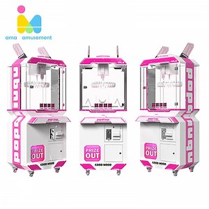 [Hot Item] Ama Amusement New Design Coin Operated Space Bunny Gift Clip Machine Prize Game Machine for Kids