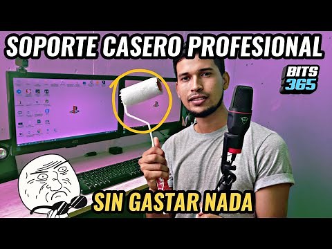 🎤COMO hacer un SOPORTE para MICROFONO con un RODILLO | TUTORIAL🔥