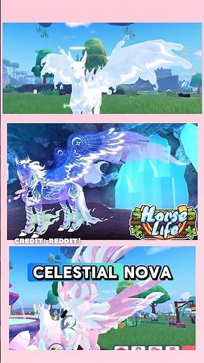 Celestial wing potion in Horse Life! 🐴♥️ #horselife #horse #meme #roblox #game #tutorial #viral