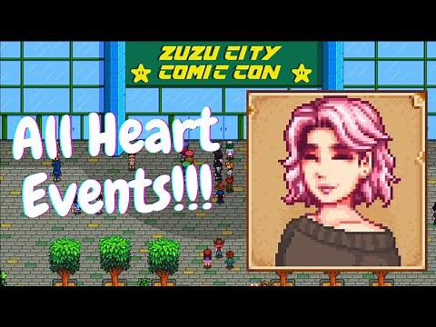 Stardew Valley │ Expanded │ Sophia Character Overview && All Heart Events ♡