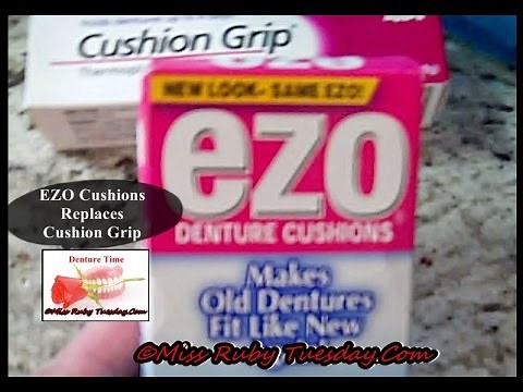 Miss Ruby Tuesday- EZO Denture Cushions Replaces Cushion Grip