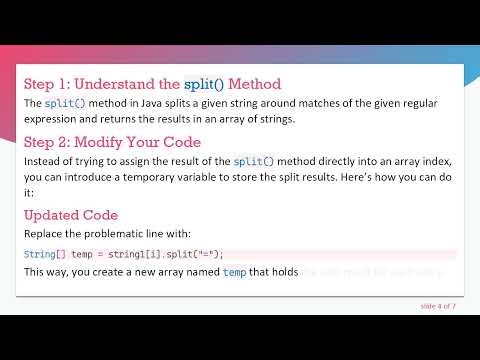 Resolving the Java split() Compilation Error