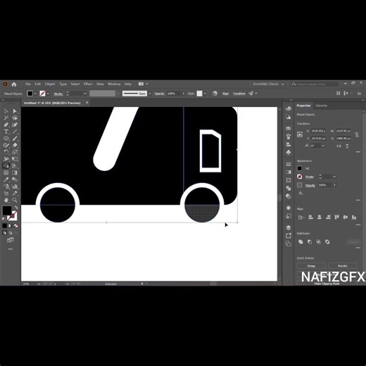 Delivery Logo Design Tutorial in Illustrator | Step by Step NafizGFX #graphicdesigner