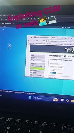 Exploiting CSRF💻👩‍💻 #cybersecurity #computersecurity #memes #ethicalhacking #zsecurity #networkchuck