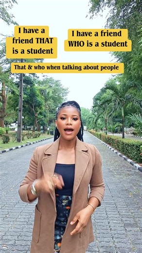 Understanding 'That' vs 'Who' in English Grammar