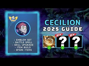 Cecilion 2025 Guide: New Best Build and Emblem Set | Mobile Legends