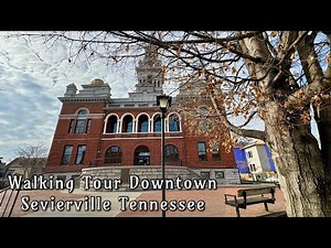 Walking Tour around Downtown Sevierville TN 1-5-25