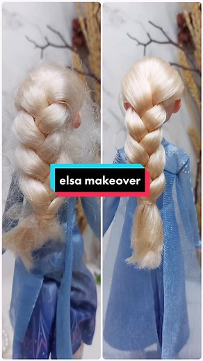 elsa makeover 💖 #elsa #elsafrozen #queenelsa #hairmakeovers #frozen #frozen2 #intotheunknown #fyp #fypシ #disney #disneyprincess #disneytiktok #disneyprincesses #princess #dollmakeover #toys #doll #frozendolls #elsadoll #dollcollector #dollcollection @disney