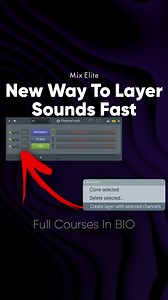 In this video, you’ll learn a fast way to layer sounds without the hassle. Just mark all your sounds, hit the layer option, and boom—you’ve got new textures ready to go. You can even tweak envelopes for each sound to keep things evolving. It’s quick, easy, and a game-changer for your music production flow.⁠ ⁠ Comment „info“ and we send you our free Infographic!⁠ ⁠ #MusicProduction #ProducerLife #LayeringSounds #SoundDesign #BeatMaking #ProducerTips #HomeStudio #FLStudioTips #MusicHacks #Producer