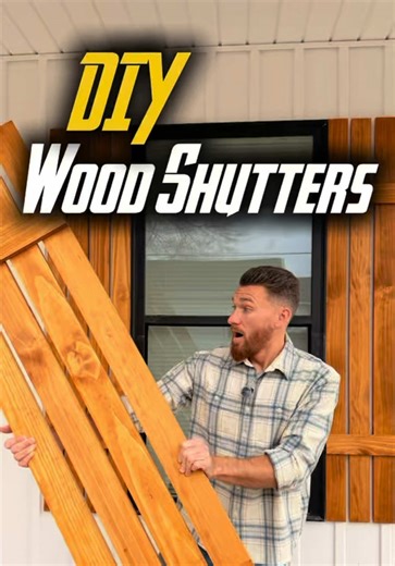 DIY some wood shutters with me 🏡👷🏻‍♂️ #diy #shutters #homedecor