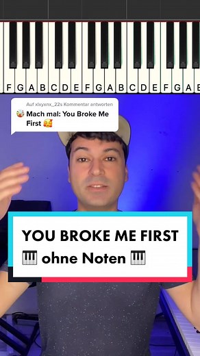 Mini Piano Tutorial for 'You Broke Me First' by Tate McRae