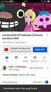 Universal Kids Advert Halloween